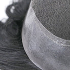Crius Men's Half Wig | French Lace in Center with Polyskin All Around | Must Have for Traveling