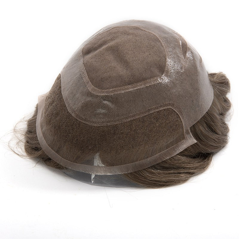 Versalite Men's Hair Pieces for Wedding | Fine Mono with PU Cutaways | Popular Style