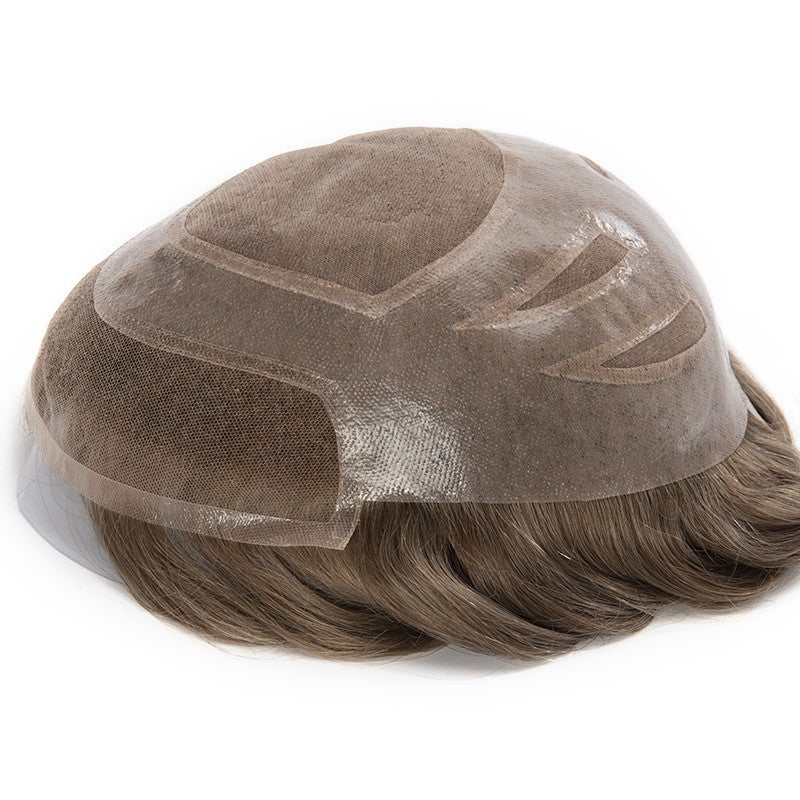 Versalite Men's Hair Pieces for Wedding | Fine Mono with PU Cutaways | Popular Style