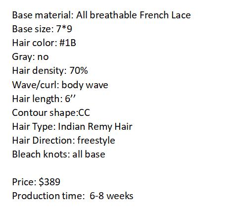 Custom Made Hair System