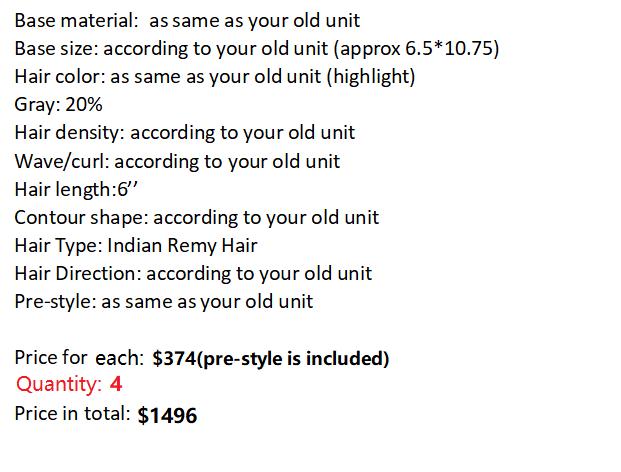 Custom Made Hair System