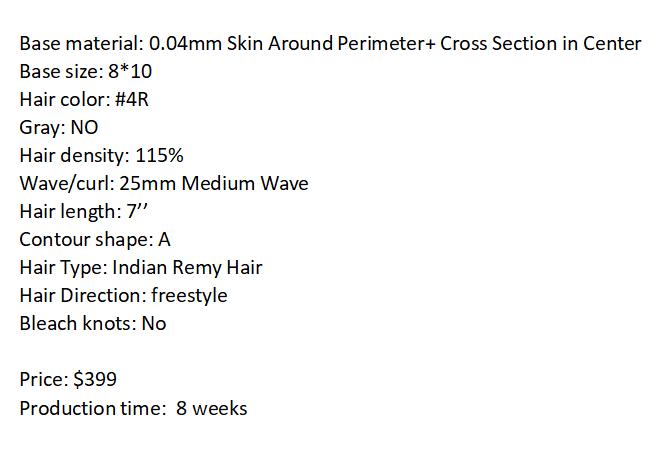 Custom Made Hair System