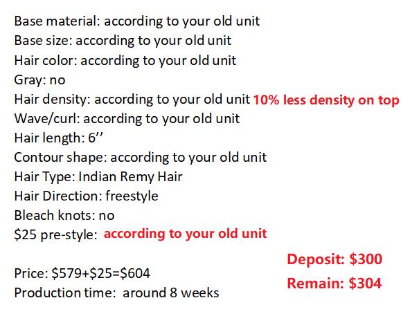 Custom Made Hair System