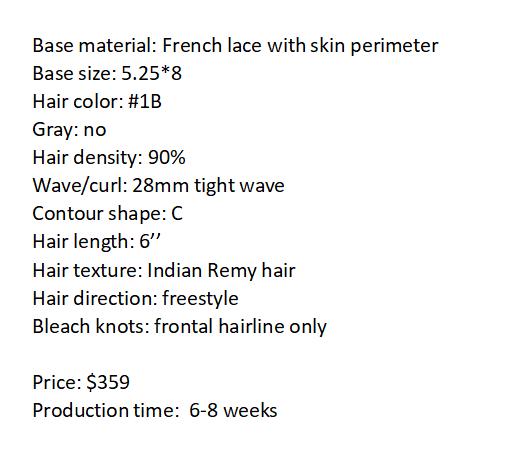 Custom Made Hair System