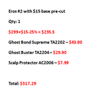 Eros Color 2 with $15 base pre-cut