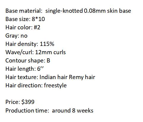 Custom Made Hair System