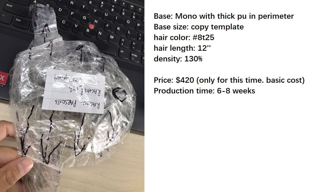 Wholesale Custom Made Hair System for Salon - Rachel