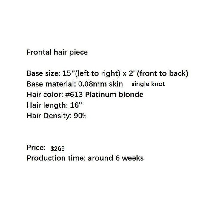 Custom Made Hair System