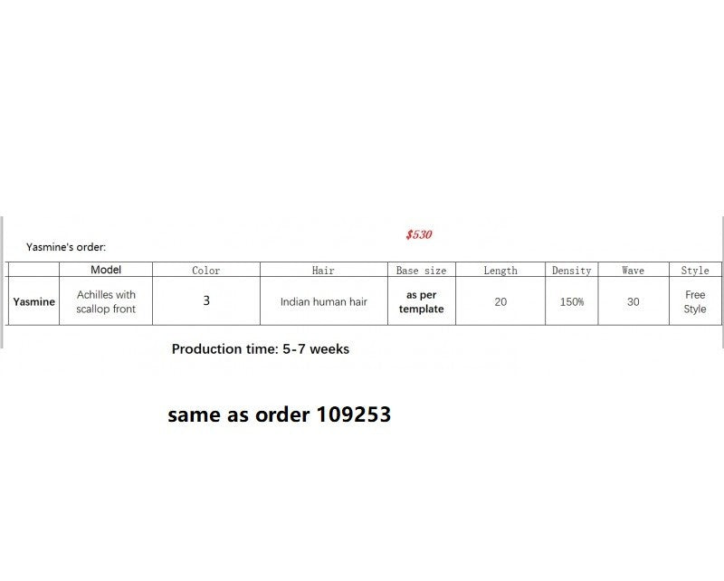 Wholesale Custom Made Hair System for Salon - Yasmine