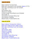 Custom Made Frontal Hair Piece