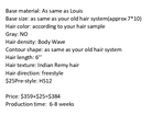 Custom Made Hair System