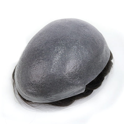 Coeus | Men's Hair Replacement Unit | 0.08mm Full Thin Skin Base | Men's Hairstyle for Wavy Hair