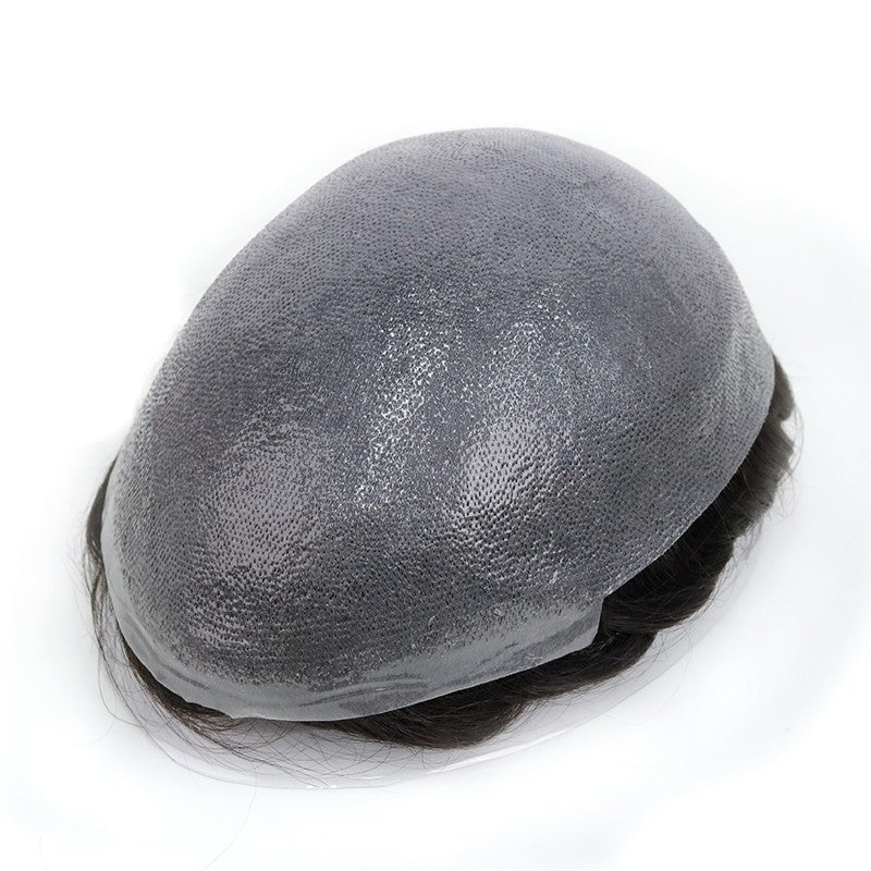 Coeus Mens Hair Replacement Unit |Full Thin Skin Base |Men's Hairstyle for Curly Hair