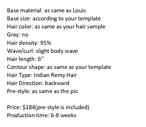 Custom Made Hair System