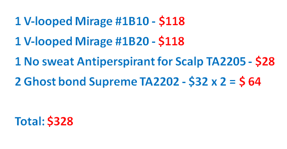 Wholesale Order for Salon