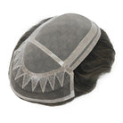 Mikey Blonde Highlighted Hair System with Durable Mono Base and Natural Looking Hairline