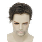 Mikey Blonde Highlighted Hair System with Durable Mono Base and Natural Looking Hairline