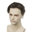 Mikey Blonde Highlighted Hair System with Durable Mono Base and Natural Looking Hairline