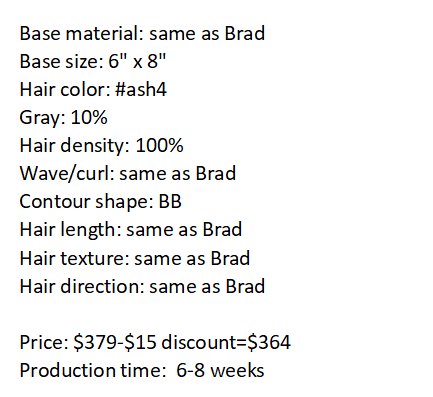 Custom Made Hair System