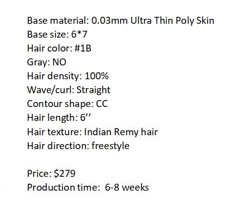 Custom Made Hair System