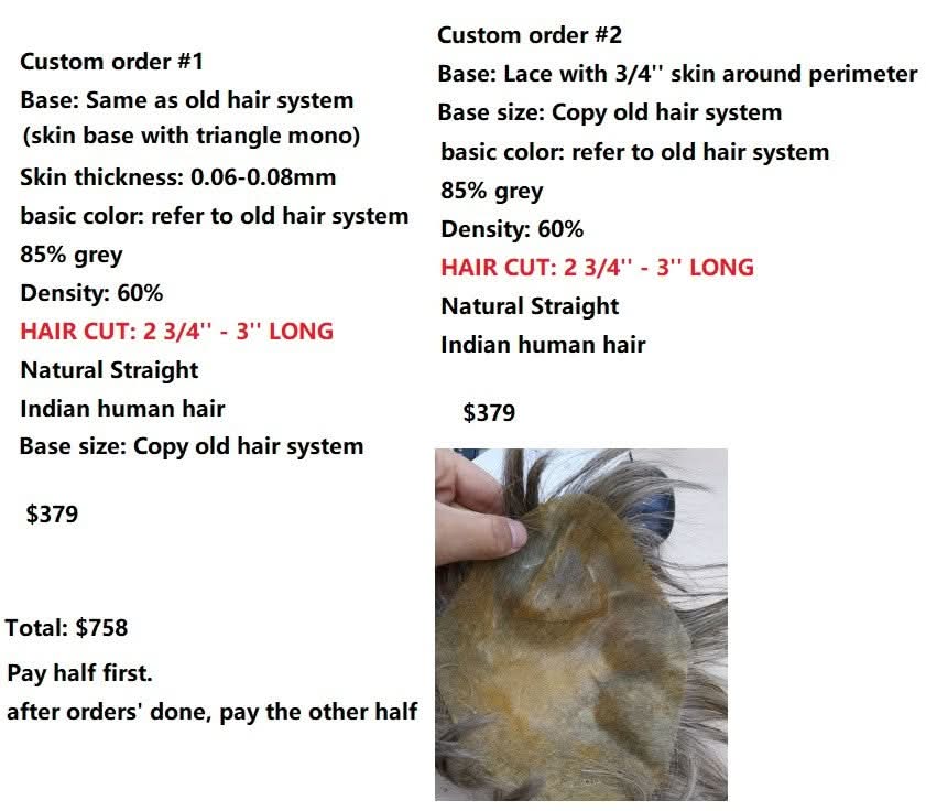 Custom Made Hair System