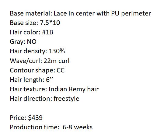 Custom Made Hair System