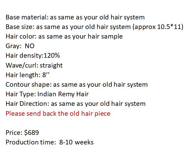 Custom Made Hair System