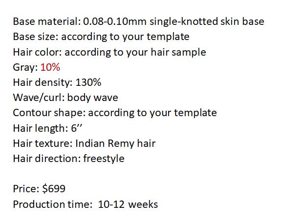 Custom Made Hair System