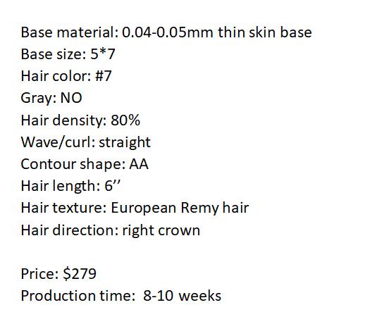 Custom Made Hair System