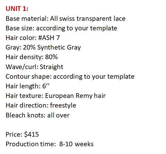 Custom Made Hair System