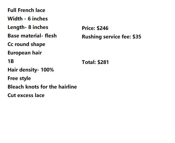 Wholesale Custom Made Hair System for Salon