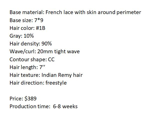 Custom Made Hair System