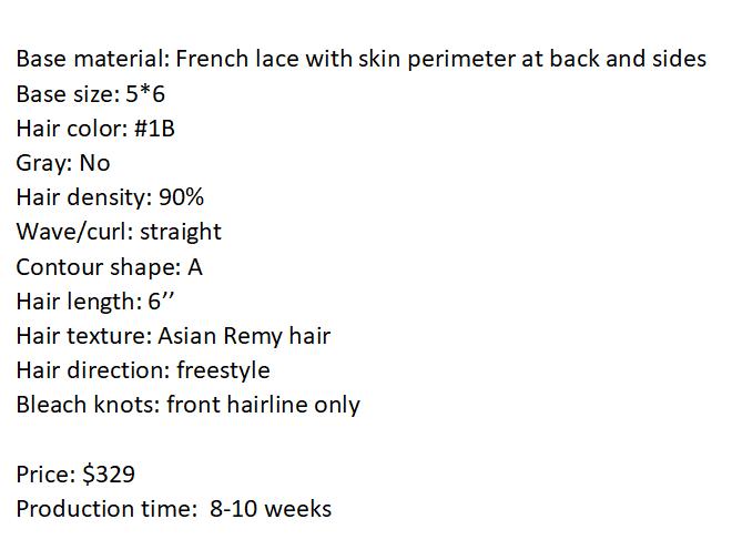 Custom Made Hair System