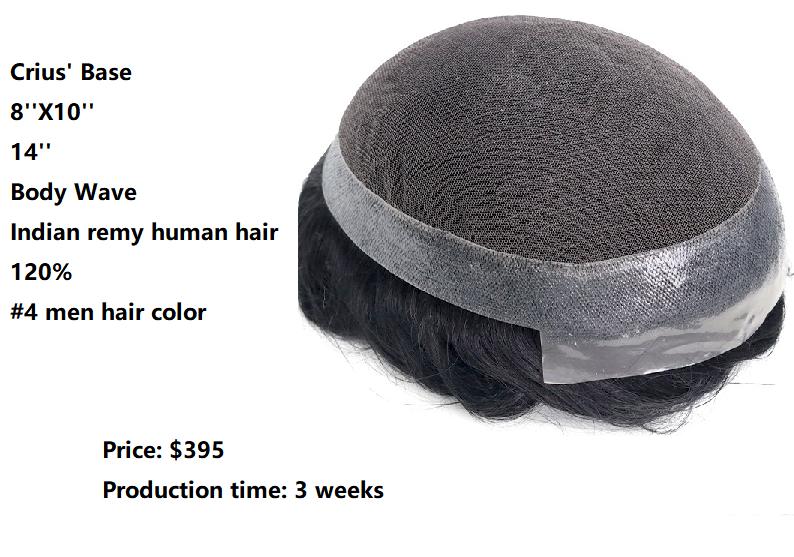 Wholesale Custom Made Hair System for Salon