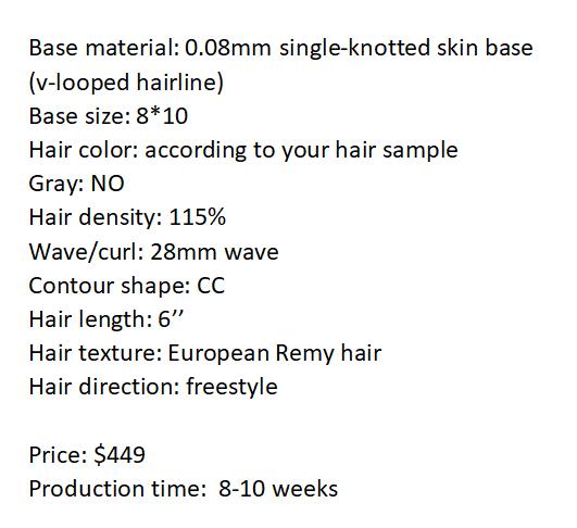 Custom Made Hair System