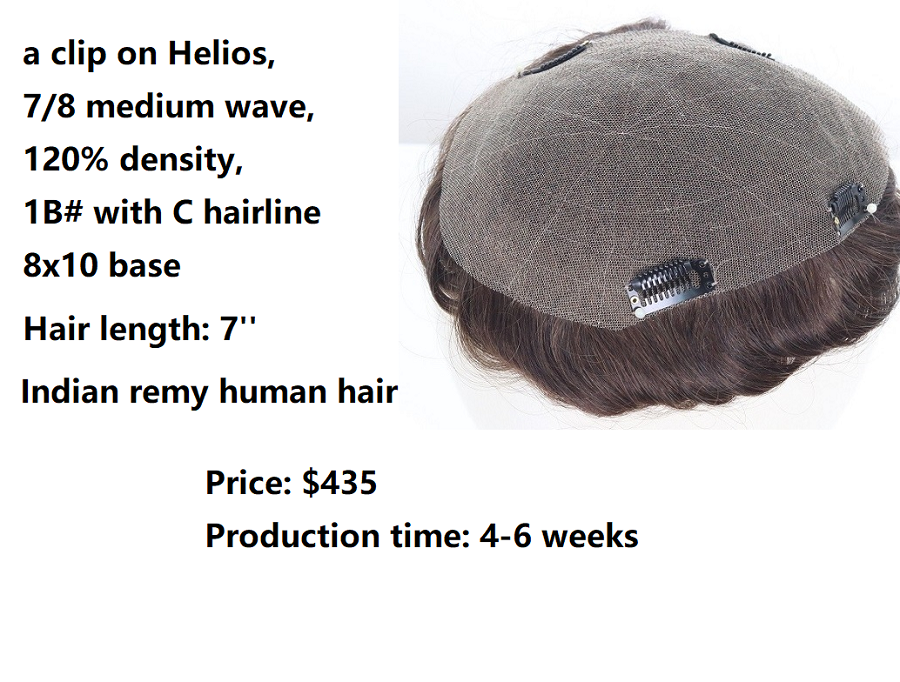 Custom Made Hair System for Salon