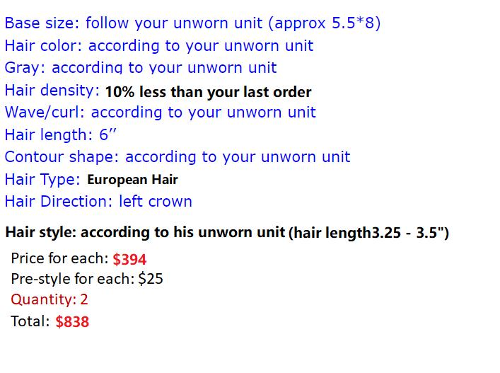 Custom Made Hair System