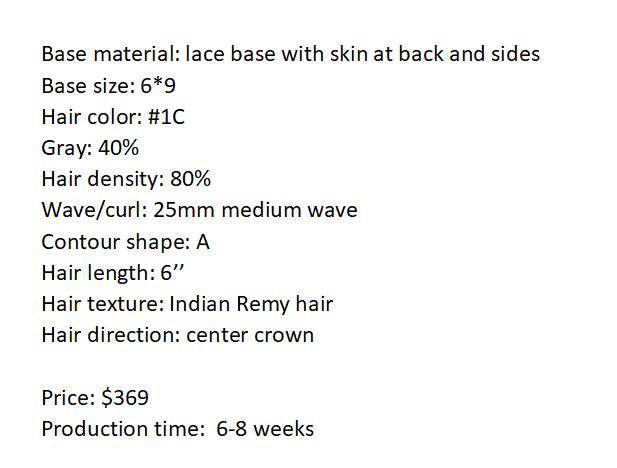 Custom Made Hair System