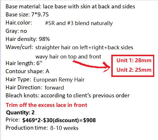 Custom Made Hair System
