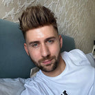 Mikey Blonde Highlighted Hair System with Durable Mono Base and Natural Looking Hairline