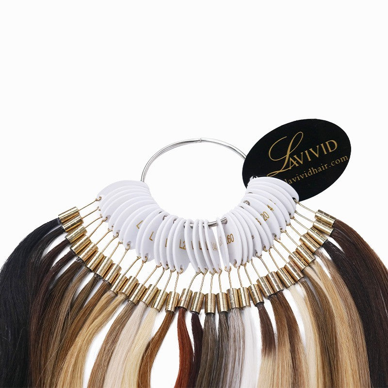 Women Hair System Color Swatches