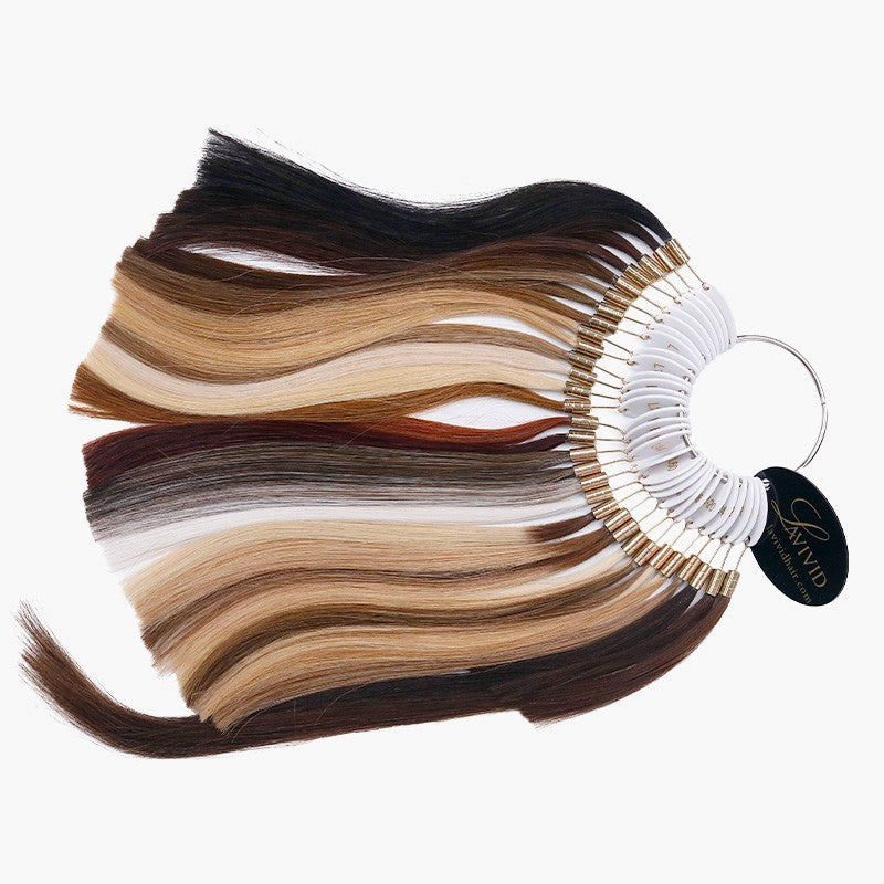 Women Hair System Color Swatches