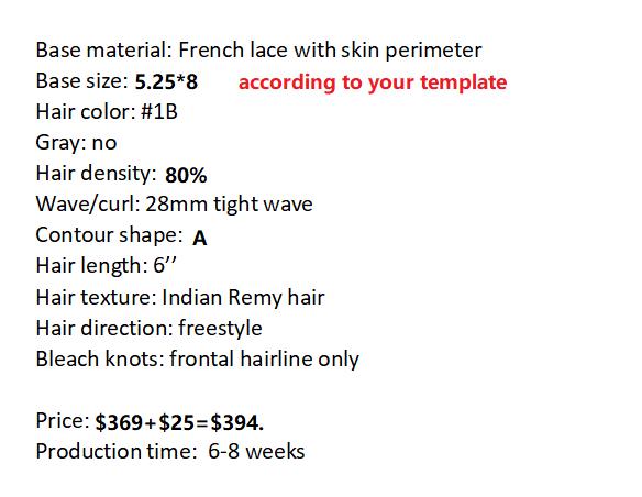 Custom Made Hair System