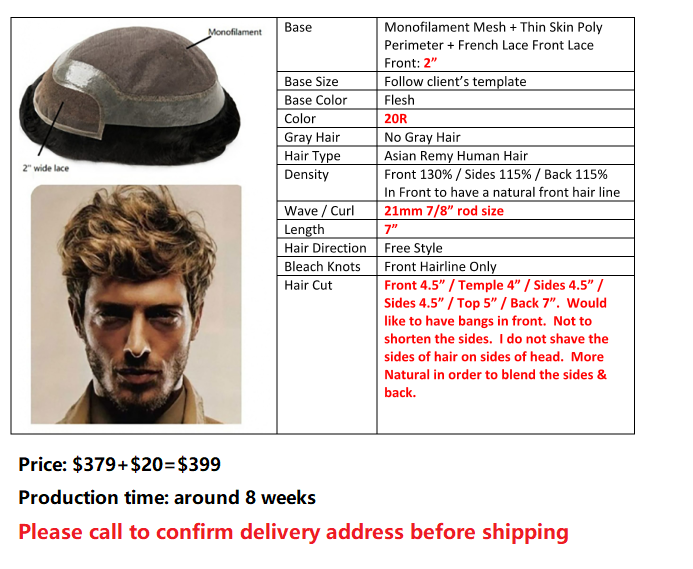 Custom Made Hair System