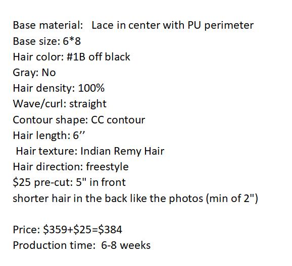 Custom Made Hair System