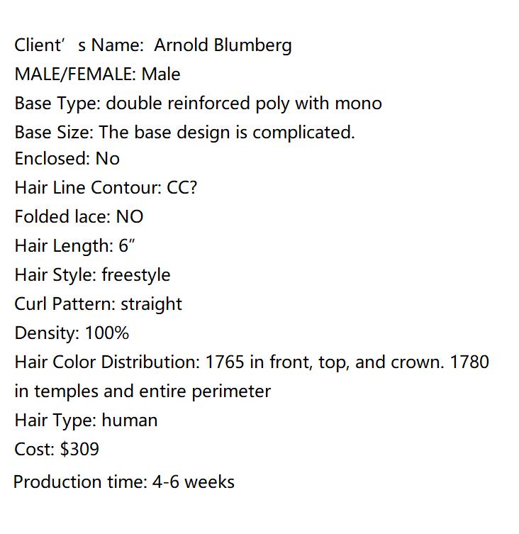 Wholesale Custom Made Hair System for Salon