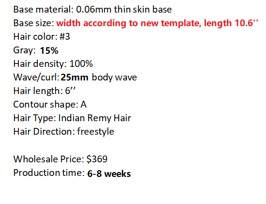 Custom Made Hair System