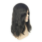 Noah 14'' Men's Long Hair Toupee in 1B Off Black | Men's Long Haircut Style