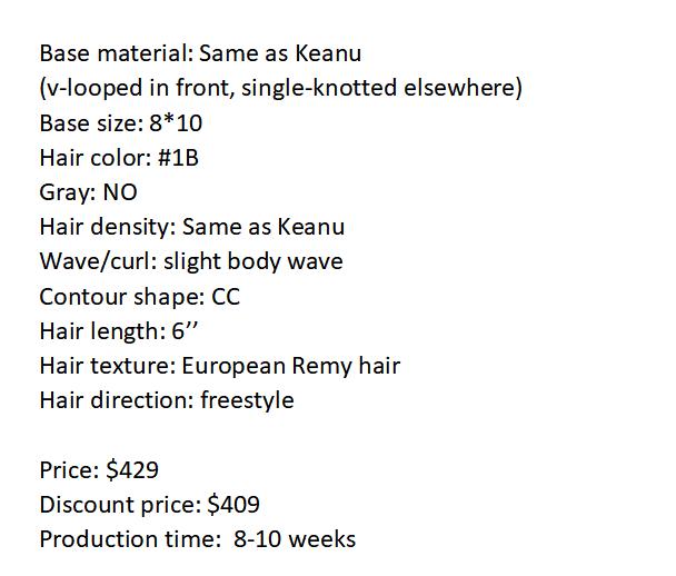 Custom Made Hair System