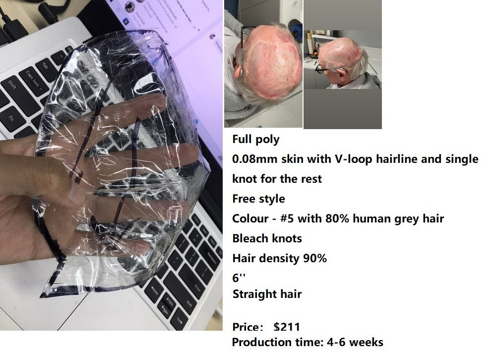 Wholesale Custom Made Hair System for Salon